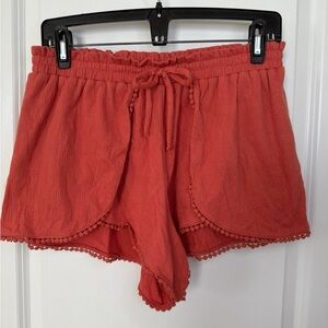 No Boundaries Rust Shorts